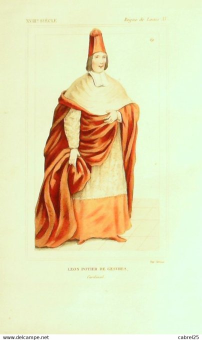 Potier De Gesvres Léon Cardinal 18ème Louis Xv