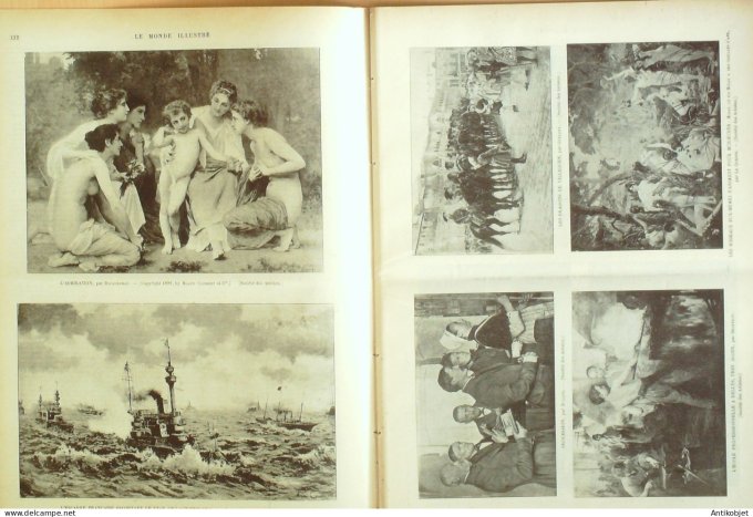 Le Monde illustré 1899 n°2196 Jérusalem Vitry (94) Saint Quentin (02) Don Quichotte Algérie Dellys
