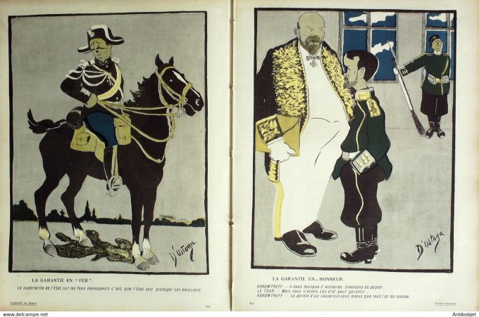 L'Assiette au beurre 1907 # 327 Fausse monnaie Ostoya