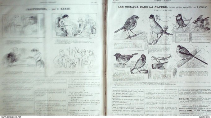 Le Journal Amusant 1880 # 1267 Michel Strogoff par Dennery et Jules Verne dessins de Stop
