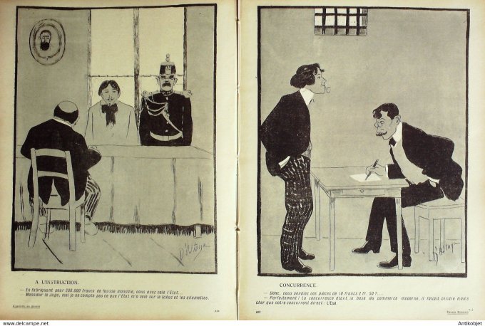 L'Assiette au beurre 1907 # 327 Fausse monnaie Ostoya