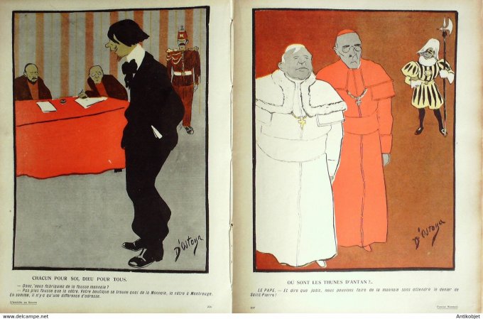 L'Assiette au beurre 1907 # 327 Fausse monnaie Ostoya