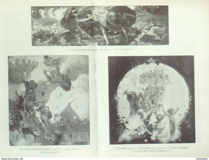 Le Monde illustré 1899 n°2196 Jérusalem Vitry (94) Saint Quentin (02) Don Quichotte Algérie Dellys