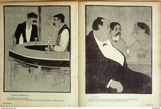 L'Assiette au beurre 1907 # 327 Fausse monnaie Ostoya