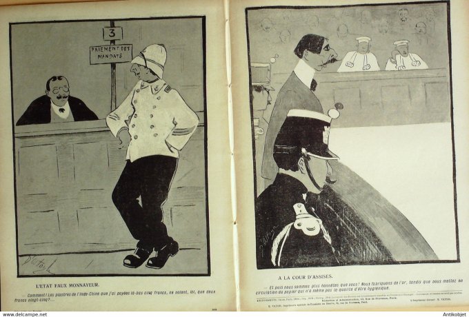 L'Assiette au beurre 1907 # 327 Fausse monnaie Ostoya