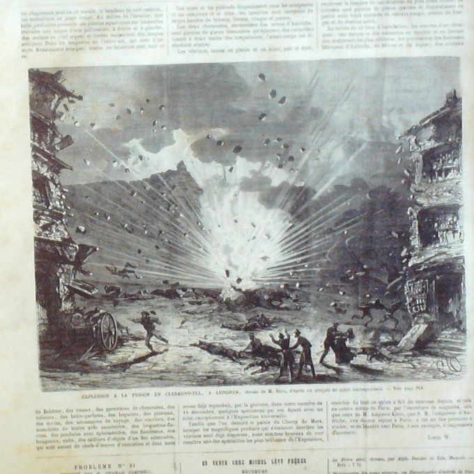 L'Univers illustré 1867 # 676 Japon Osaka Stots Bashi Canada Monck Maroc Tanger Bombay Guernesey