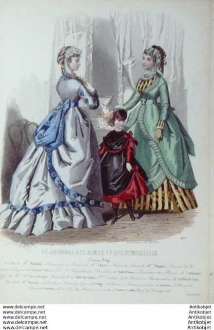 Journal des Dames Demoiselles 1869 # 917 (Maison Bataillon)