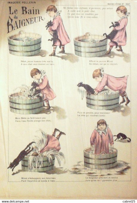 Le Bain Du Baigneur (Pellerin d'epinal)