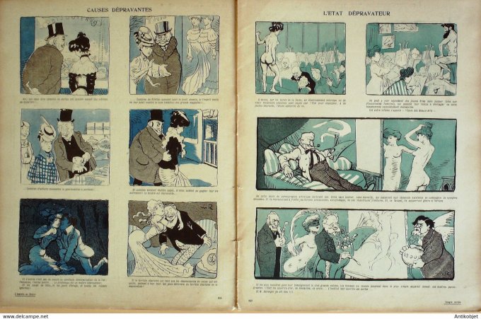 L'Assiette au beurre 1906 # 259 Images morales Radiguet
