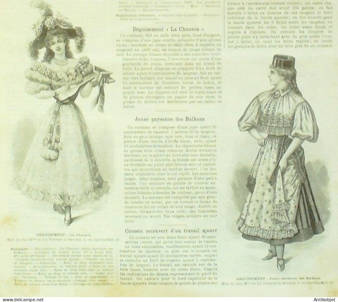 La Mode illustrée journal 1897 n° 02 Travestissements