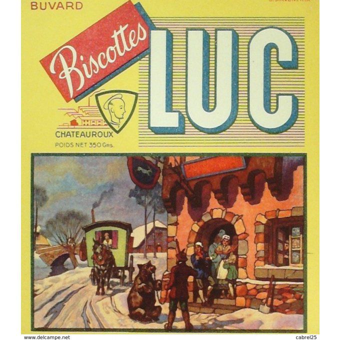 Buvard LUC Biscotte