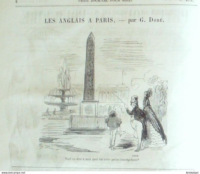 Petit journal pour Rire 1863 # 413 Defenseur de Puebla Randon