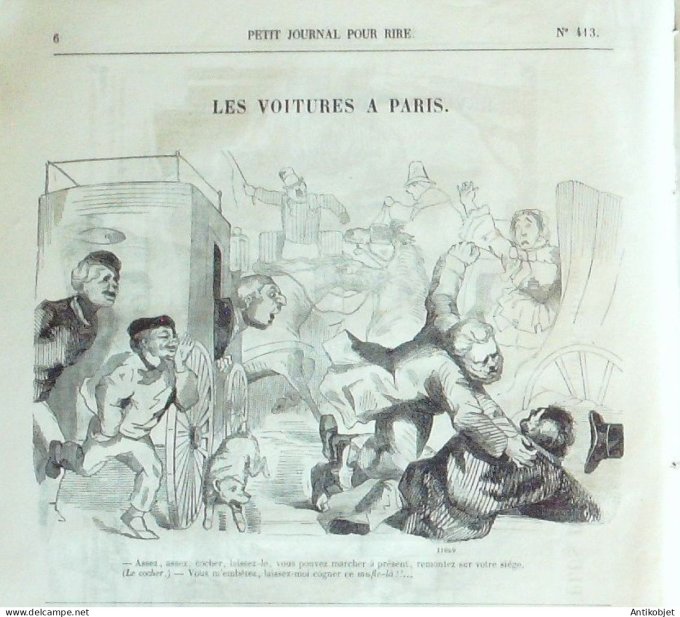 Petit journal pour Rire 1863 # 413 Defenseur de Puebla Randon