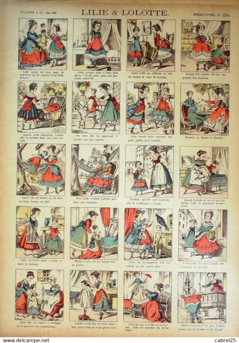 Lille & Lolotte  (Pellerin d'epinal)