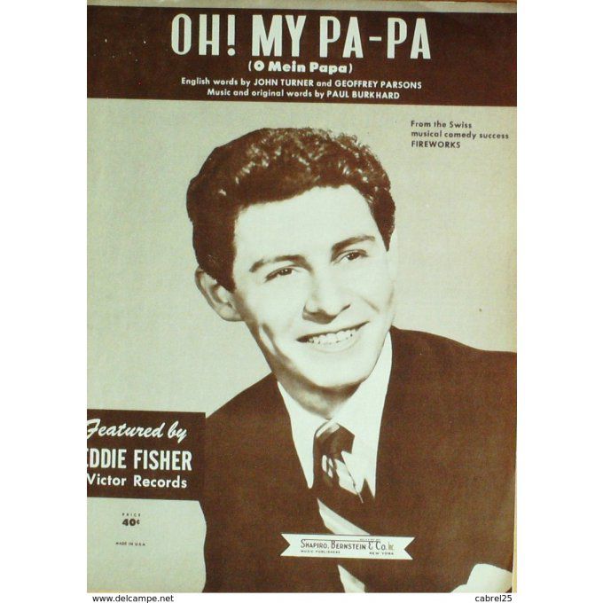 FISHER EDDIE-OH MY PA PA-1947