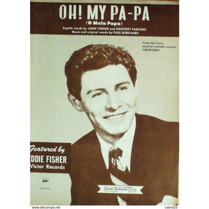Fisher Eddie Oh My Pa Pa 1947