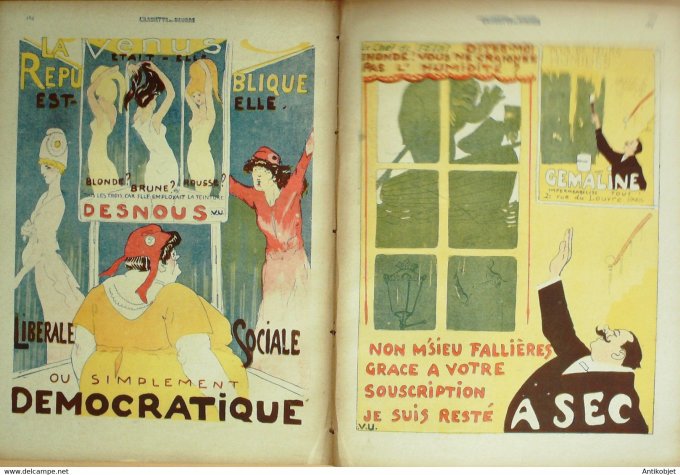 L'Assiette au beurre 1910 n°480 Les Affiches politiques Zyg Chu-Vu