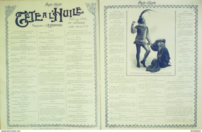 Paris qui chante 1903 n° 39 Fougère Mayol Severin Kerf Verena Clo d'Haly