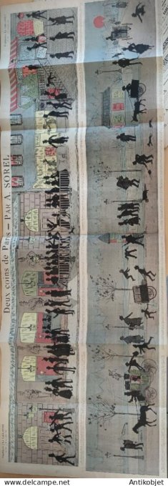 La Caricature 1886 #361 Boulevard et coins de Paris Sorel