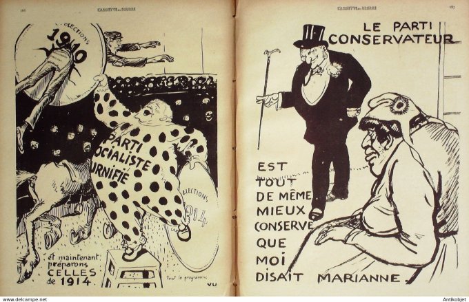 L'Assiette au beurre 1910 n°480 Les Affiches politiques Zyg Chu-Vu