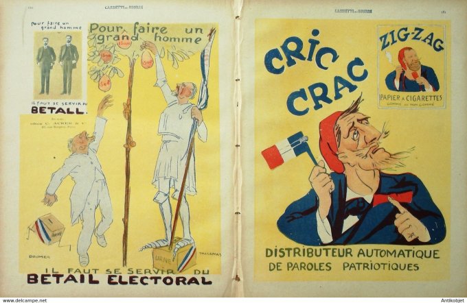 L'Assiette au beurre 1910 n°480 Les Affiches politiques Zyg Chu-Vu