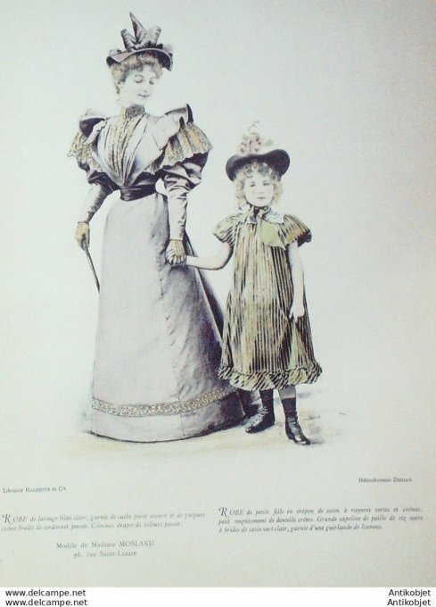 La Mode pratique 1893 # 23 Robe de lainage