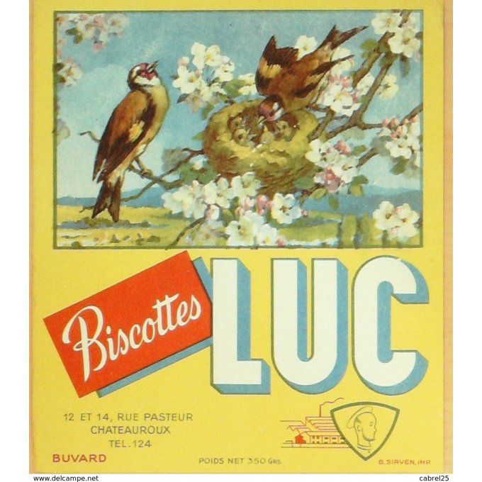 Buvard LUC Biscotte