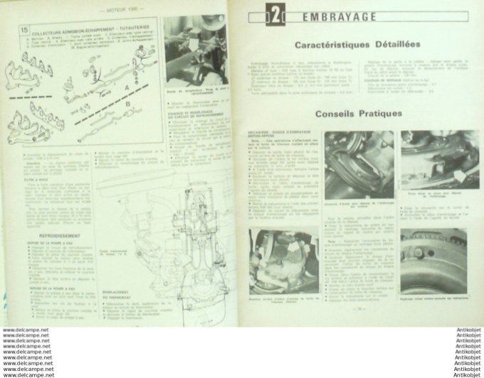 R.T Automobile Opel Kadett D Renault 6L   # 405