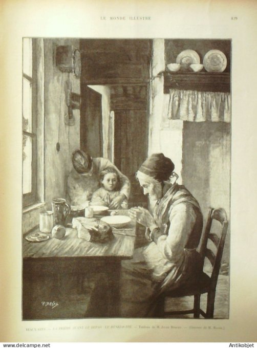 Le Monde illustré 1897 n°2122 Mali Kayes Sénégal Kaeaedi Bakel Canada Klondike Alaska Bétafo