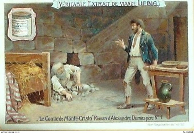 Chromo Liebig Sang  697 Comte Montee-Cristo 3 (1902)