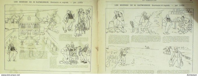 La Caricature 1885 #313 Londres Draner Georgette Sardou Sorel Caran d'Ache Loys