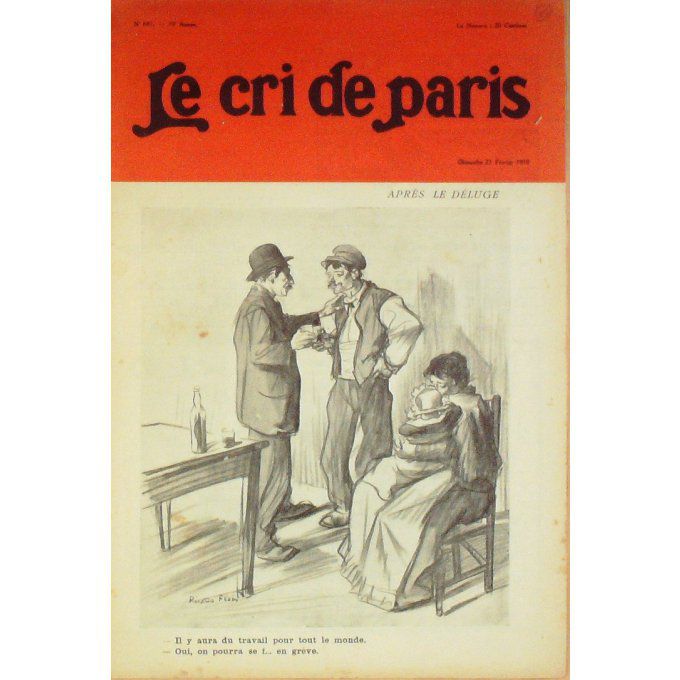 Le Cri de Paris 1910 n° 683 FLORES DELCLUZE DUTAYEL TALLEYRAND G PORTO RICHE