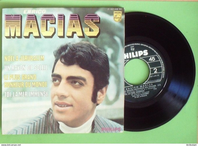 Macias Enrico 45T EP A Jérusalem 1968