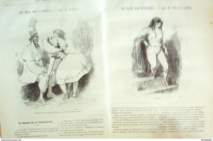 Petit journal pour Rire 1866 # 579 Au bal de l'Opera Grevin