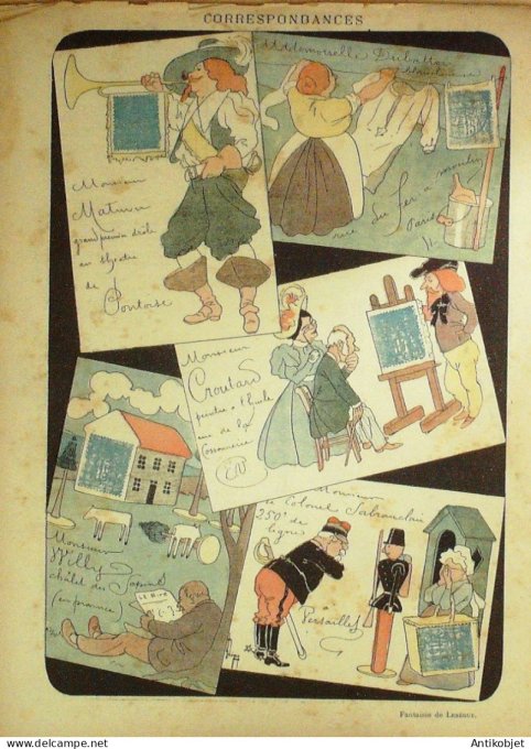 Le Rire 1896-10-17 # 102 Journal humoristique Ed.Originale Reception a l'Elysee
