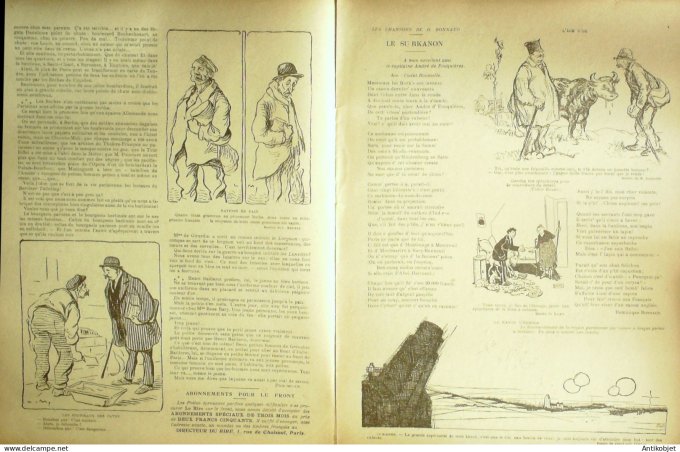 Le Rire Rouge 1918-04-27 # 180 Journal humoristique Ed.Originale Le Su Rkanon