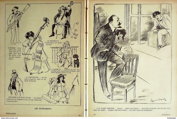 L'Assiette au beurre 1907 # 329 Le conservatoire Barcet