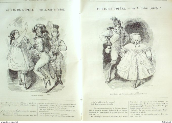 Petit journal pour Rire 1866 # 579 Au bal de l'Opera Grevin
