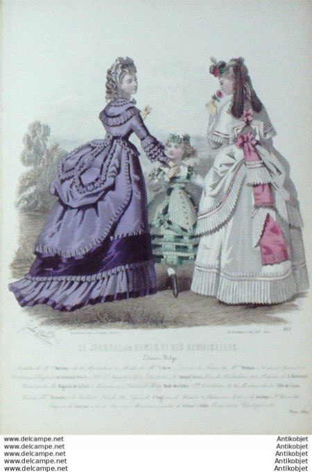 Journal des Dames Demoiselles 1869 # 923 (Maison Morison)