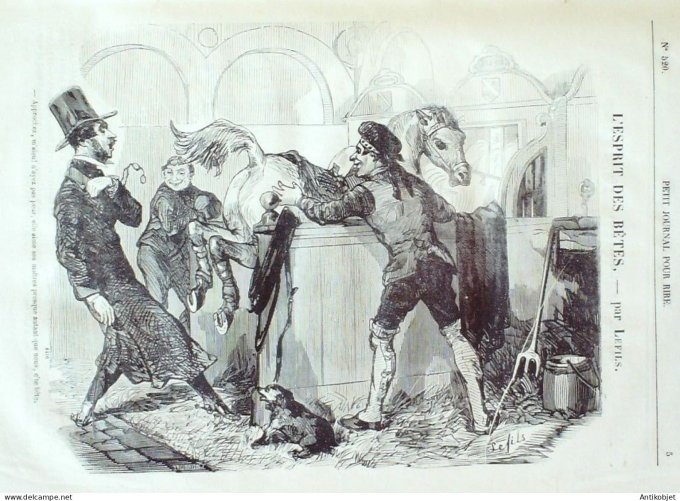 Petit journal pour Rire 1864 # 520 Meres d'Actrices Talin
