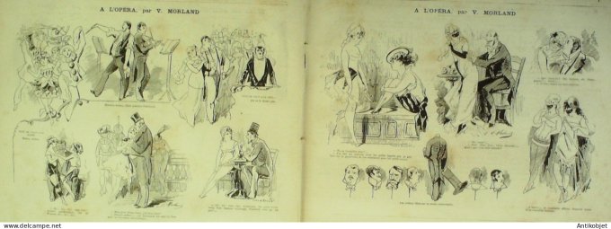 La Caricature 1880 #   4 Faut-il tuer ou divorcer Robida DranerMorland