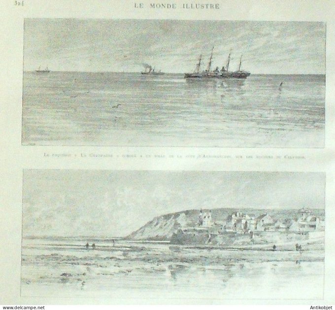 Le Monde illustré 1887 n°1572 Havre (76) Venise Victor-Emmanuel Arles (30) Arromanches (14)