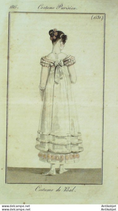 Costume Parisien 1815 # 1531 Costume de bal