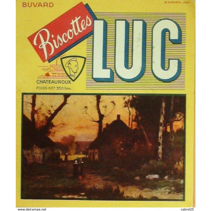 Buvard LUC Biscotte