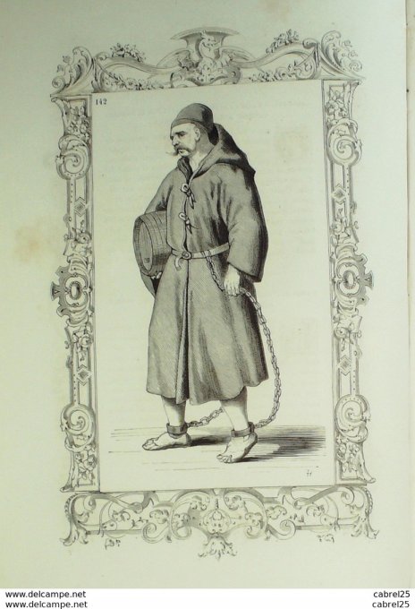 Italie Esclave rameur 1859