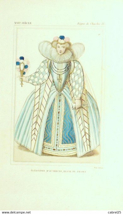 D'Autriche Eléonore  Reine De France 16ème 1852