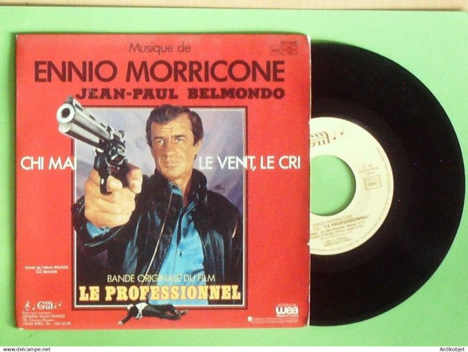 Le Professionnel Film 45T EP Ennio Morricone 1981
