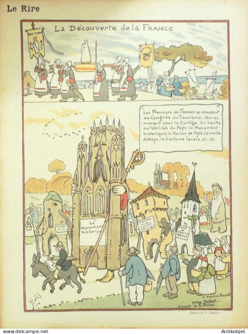 Le Rire 1913-10-18 # 559 Journal humoristique Ed.Originale Adieu a Montmartre