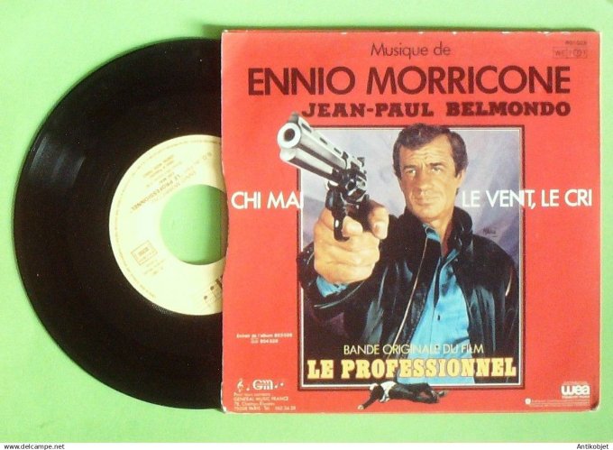 Le Professionnel Film 45T EP Ennio Morricone 1981