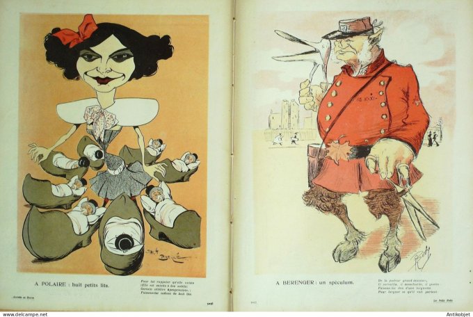 L'Assiette au beurre 1904 # 195 Petits Noels Oloch Abeille Villa